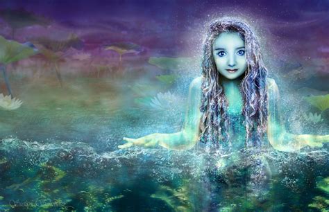 Message Of The Naiad By Artist Susan Schroder Mythic Fantasy Etsy
