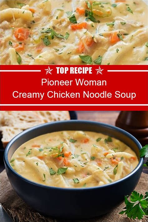 Creamy Chicken Noodle Soup Pioneer Woman