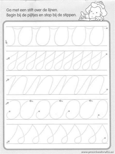 The dark lines provide an additional visual perceptual cue to indicate where the students. Trace the Dotted Lines Worksheets for Kids - Preschool and Kindergarten | Preschool writing ...