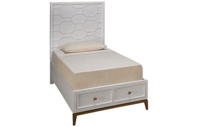 Legacy Classic-Farm House-Legacy Classic Farm House Twin Panel Bed with Underbed Storage ...