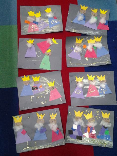 We Three Kings Christmas Kindergarten Sunday School Crafts