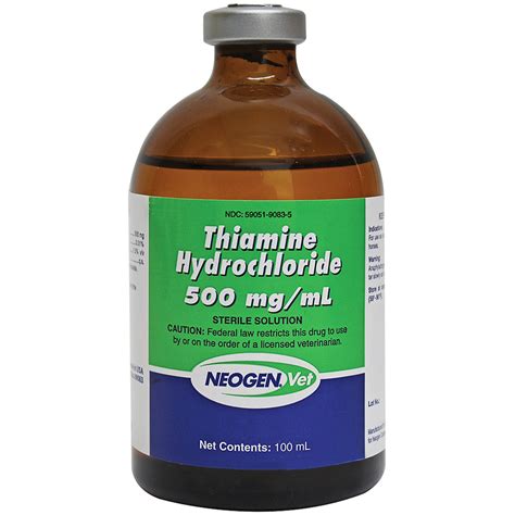 Nov 23, 2020 · thiamine is found in foods such as cereals, whole grains, meat, nuts, beans, and peas. Generic Thiamine Hydrochloride 500 mg/ml 100 ml ...