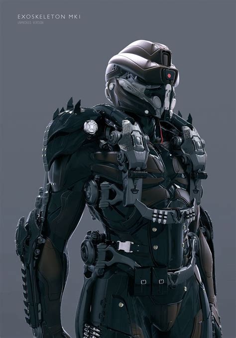 Exoskeleton Mk1 By Wolfreim 3d Cgsociety Tactical Armor