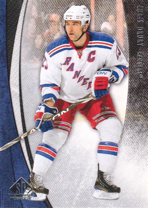 Welcome back to top shelf prospects, the daily column that brings you the next crop of professional hockey players. 2010-11 SP Game Used Hockey #66 Chris Drury New York Rangers | eBay