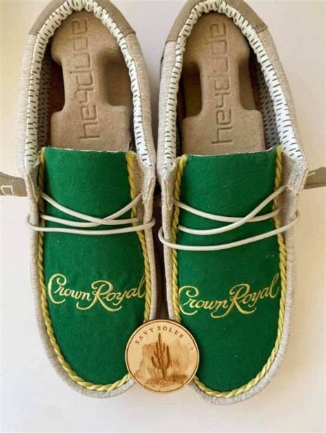 crown royal custom hey dude shoes hey dudes authentic bags etsy uk