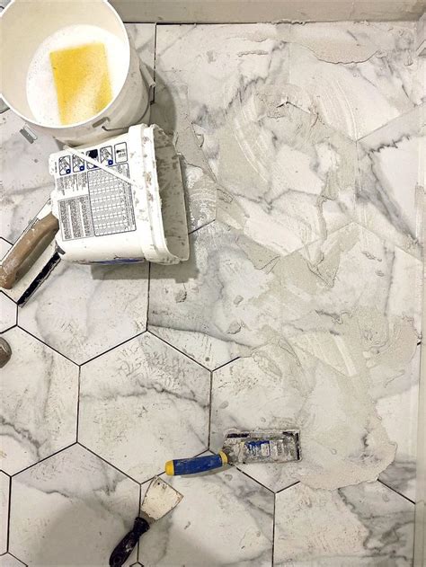 Achieving A Stylish And Modern Look Installing Hexagonal Sheet Tile In