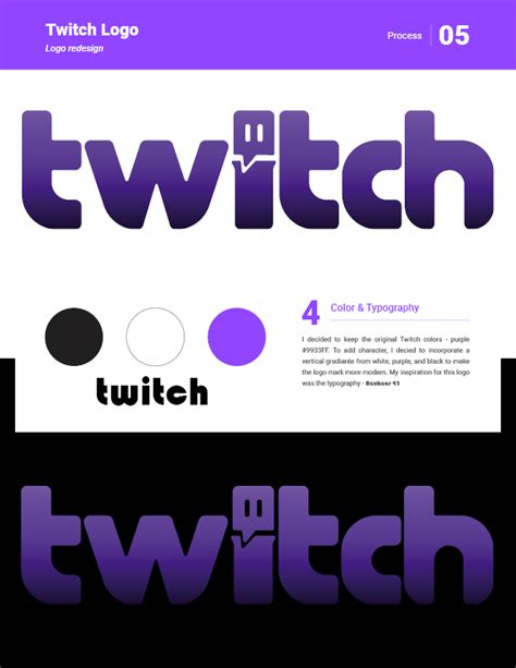 Logo Redesign Twitch On Behance