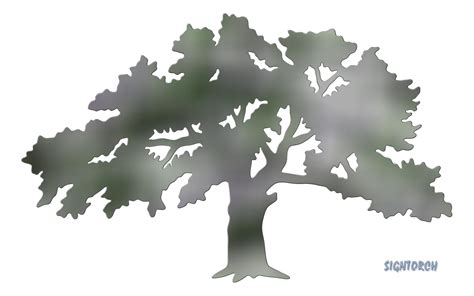 Scenery Live Oak Readytocut Vector Art For Cnc Free Dxf Files