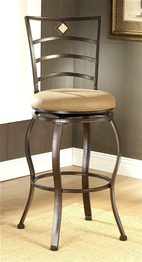 Shop over 500 bar stools that swivel & rotate 360 degrees, including our newest memory return swivel bar stools that return to a set position. Hillsdale - Diamond-Back Metal Swivel Counter or Bar Stool ...