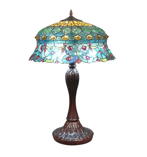 Tiffany Lamp With Rococo Stained Glass Tiffany Lamps Shop