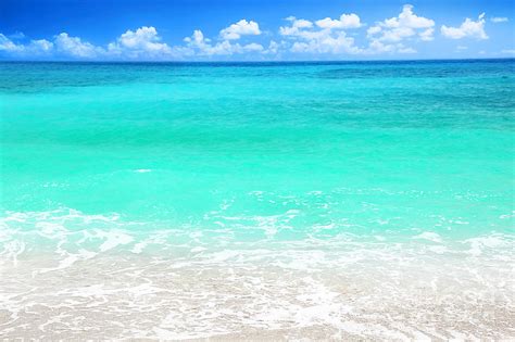Beautiful Blue Sea Beach Photograph By Anna Om Pixels