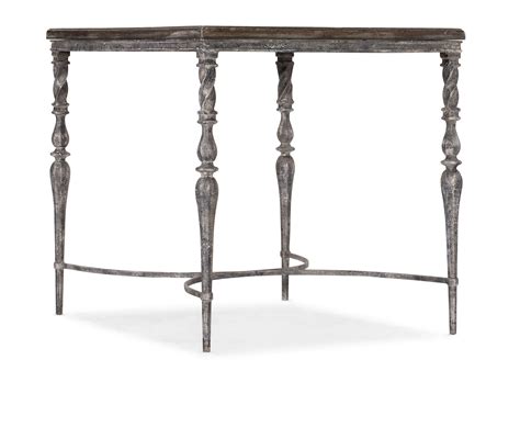 Hooker Furniture Traditions Traditional Wood And Metal End Table
