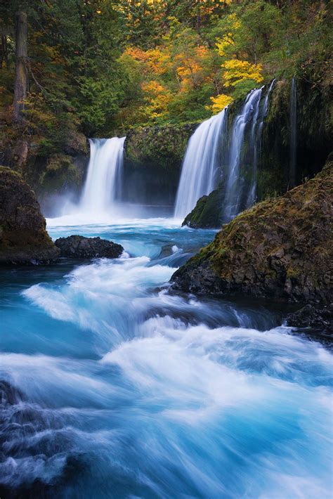 Waterfalls Columbia River Gorge Washington State Waterfall