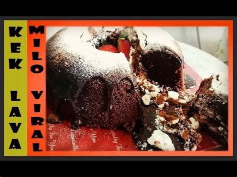 Kek milo kukus steam milo cake. Resepi Kek Lava Milo Viral (MESTI CUBA!!) - YouTube