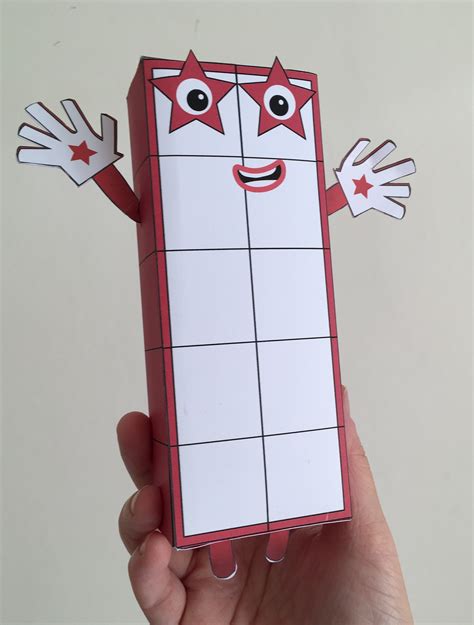 Numberblocks Free Printable Paper Toy Template Images And Photos Finder