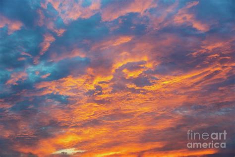 Dramatic Sunset Sky Photograph By Delphimages Photo Creations
