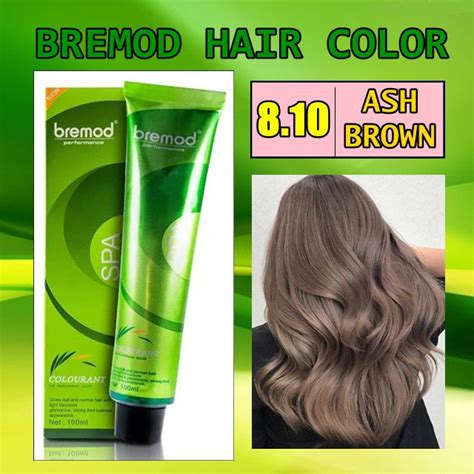 BREMOD ASH BROWN HAIR COLOR SET WITH OXIDIZING DEVELOPING CREAM Shopee Philippines