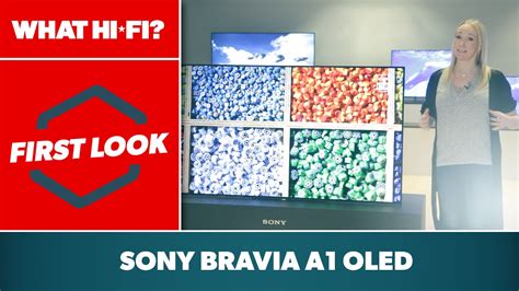 Sony Bravia A1 4k Oled Tv First Look Youtube
