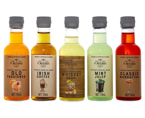 St Mitchell Whiskey Cocktail Mixers 5pk Au