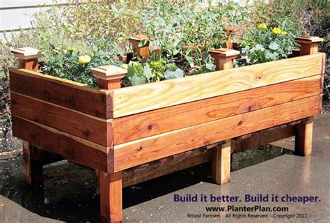 Portable garden boxes especially ones with legs can be amazing options to be used as yard planter boxes and other spaces including interiors. Project Working: Choice Diy planter boxes for vegetables