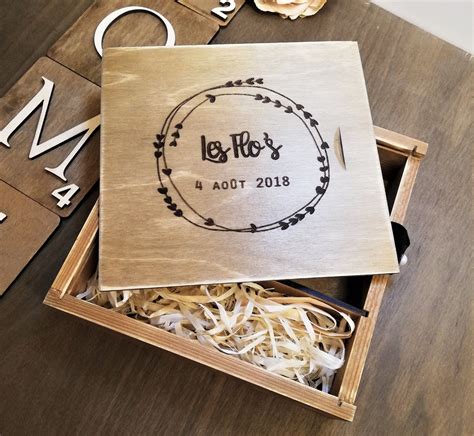 Personalized engraved Wedding Photo Box / personalized wedding | Etsy | Personalized wedding 
