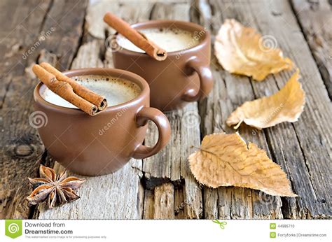 Autumn Morning Coffee Cup Stock Photo Image Of Background