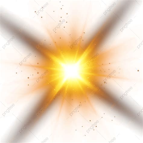 Glowing Rays Vector Hd Images Sunlight Ray Lens Flare Glow Effects