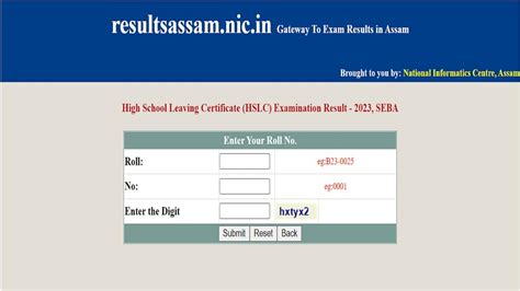 Assam Hslc Result Seba Class Results Out At Resultsassam Nic My Xxx
