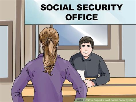 You will either need to do this in person at your nearest office or by mail. 4 Ways to Report a Lost Social Security Card - wikiHow