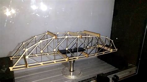 Destructive Testing Of K Truss Bridge Model Youtube