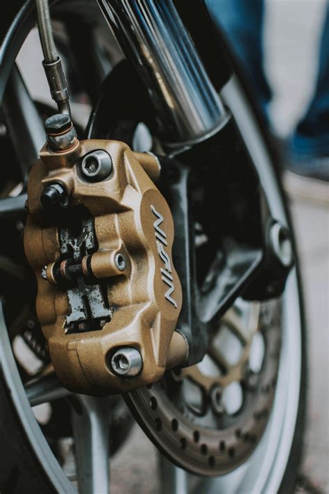 Close Up Photo Of Motorcycle Brake System · Free Stock Photo