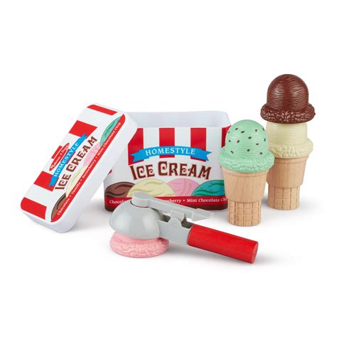 Buy Melissa And Doug Scoop And Stack Ice Cream Cone Playset Online At
