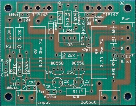 See more ideas about pcb design, electronics circuit, microcontrollers. Soft Wiring: Layout Amplifier Subwoofer 80 Watt