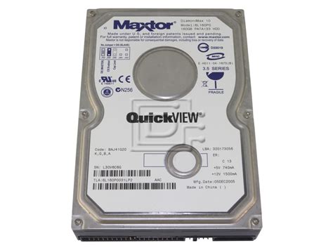 Maxtor 6l160p0 Ataide Hard Disk Drive