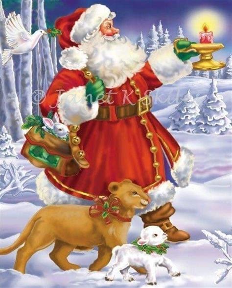 Pin By Monique Willems On Christmas Pictures Christmas Art Lion And Lamb Christmas Scenes