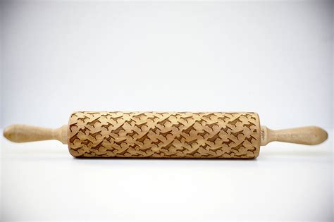 Designer Creates Engraved Rolling Pins That Stamp Dough With Cheerful