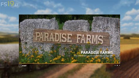 Paradise Farms Map V 11 Fs19 Mods Farming Simulator