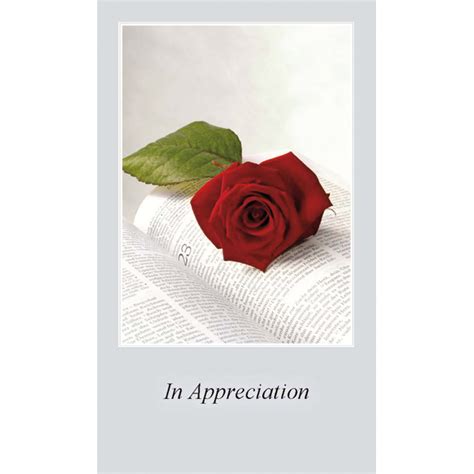 In Appreciation Prayer Card Gannons Prayer Card Co