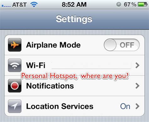 How to set up a hotspot on iphone. Fix for Personal Hotspot Missing After iOS Update