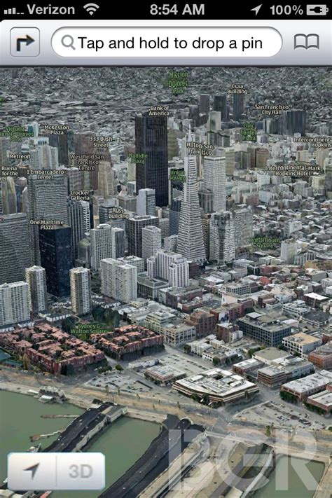 Report Apple’s Ios 6 Maps App With 3d Mapping Gets Rendered [photos] 9to5mac