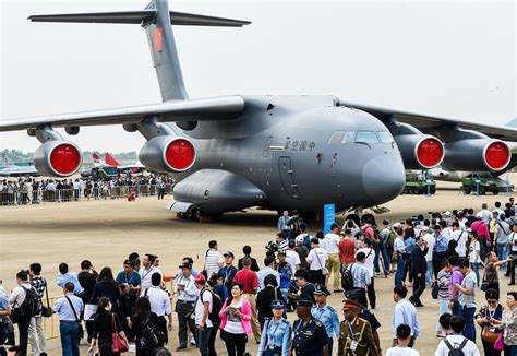 Domestic Built Y 20 Heavy Transport Aircraft Seen At Zhuhai Airshow34