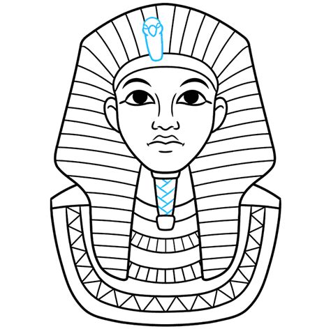 Easy To Draw Ancient Egypt King Tut Brown Smusbuty