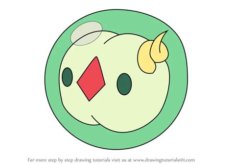 How To Draw Solosis From Pokemon Pokemon Step By Step