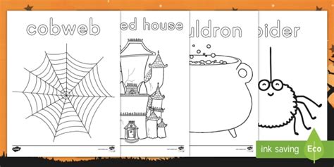Halloween Coloring Sheets For Kids Printable Twinkl