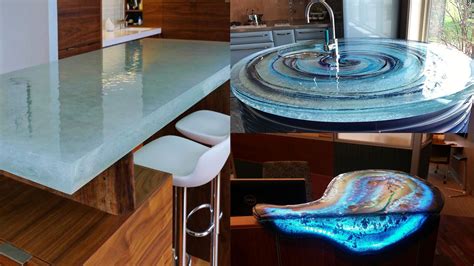 14 Spectacular Architectural Art Glass Countertops