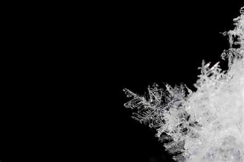 Beautiful Snow Crystal Detail Stock Photo Download Image Now Close