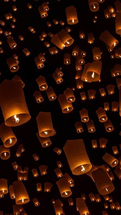 Sky Lanterns The Iphone Wallpapers