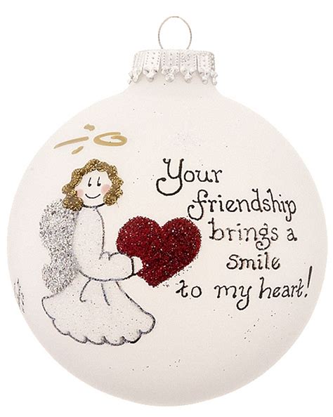 Friendship Heart Christmas Ornament His And Hers