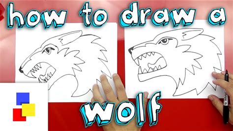 How To Draw A Wolf Youtube