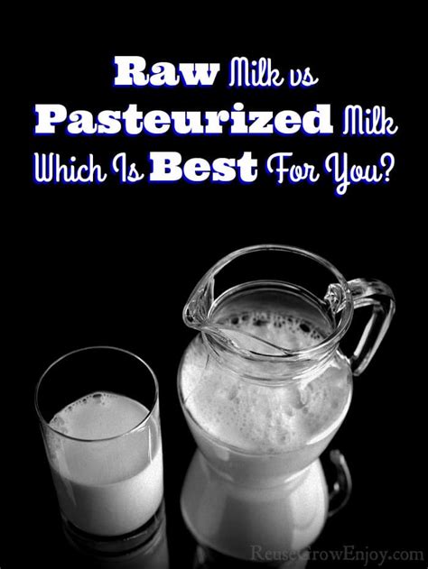 Raw Milk Vs Pasteurized Milk Which Is Best For You Reuse Grow Enjoy